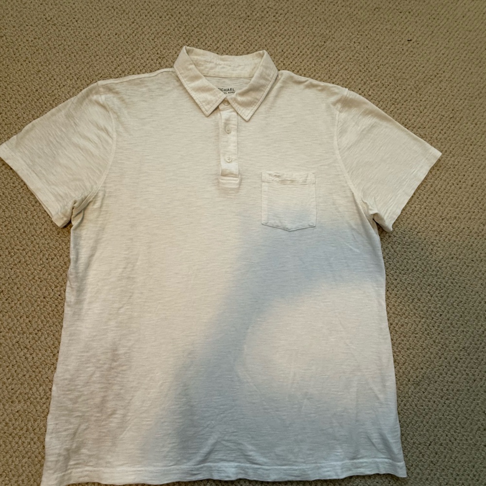 Michael Kors Men's Cream Polo Shirt